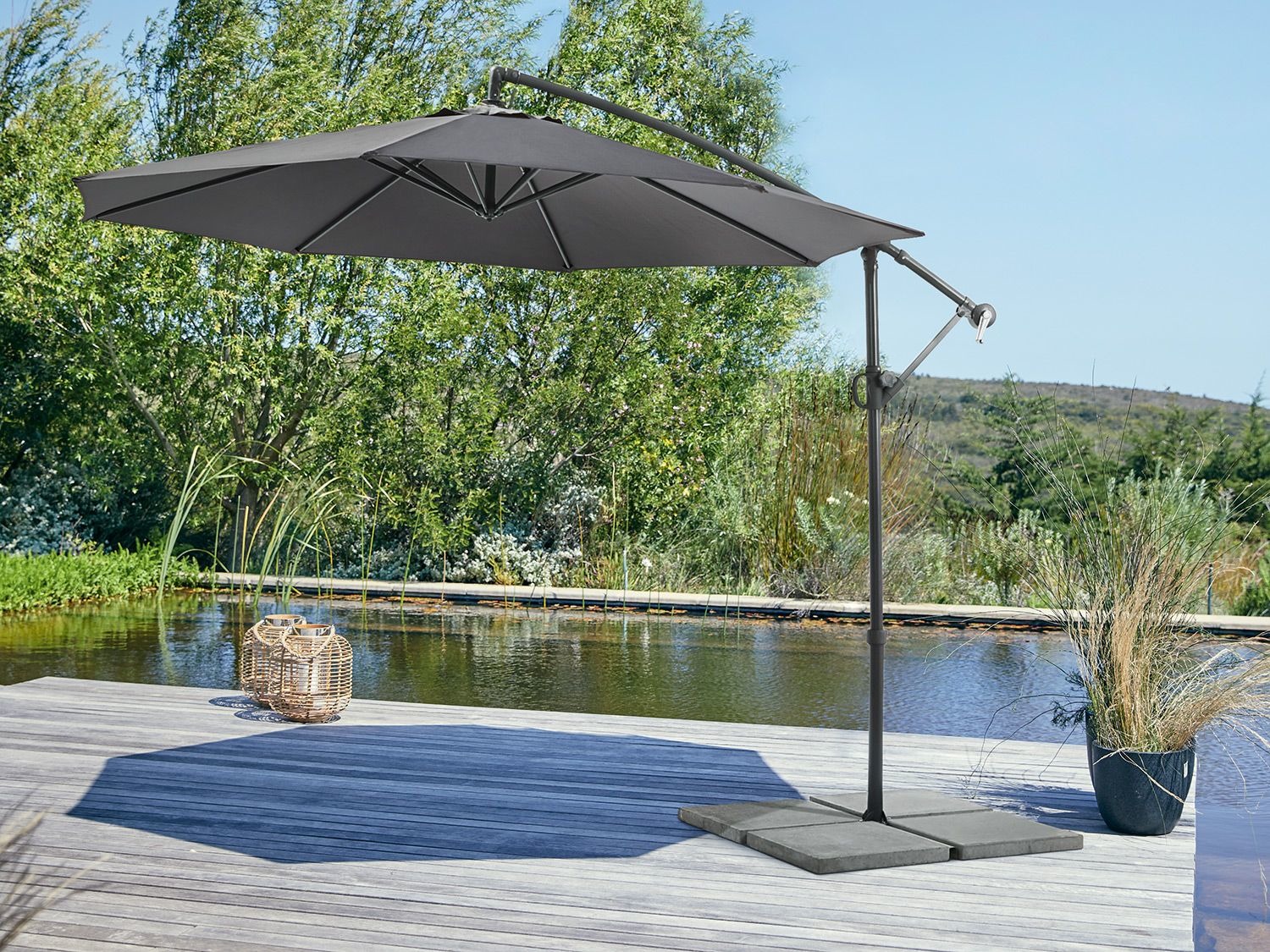 florabest Parasol Ø 300 x 258 cm Lidl.be