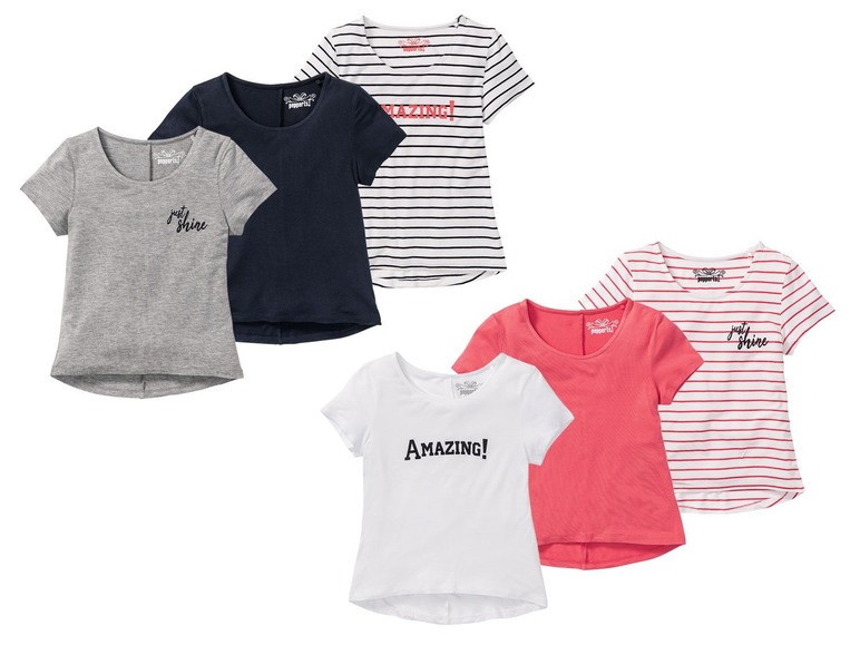 Aller en mode plein écran pepperts!® Set de 3 T-shirts pour filles - Photo 1