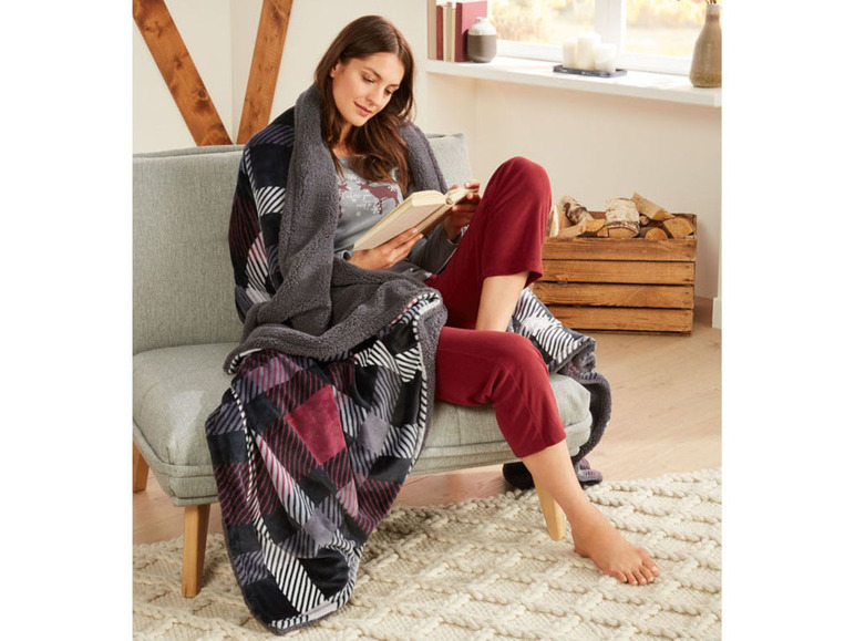 Ga naar volledige schermweergave: esmara Fleece pyjama voor dames, XS - L - afbeelding 16