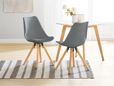LIVARNO LIVING Chaise de salle à manger, set de 2