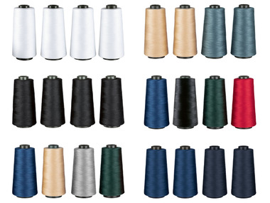crelando® Fils à coudre overlock, set de 4