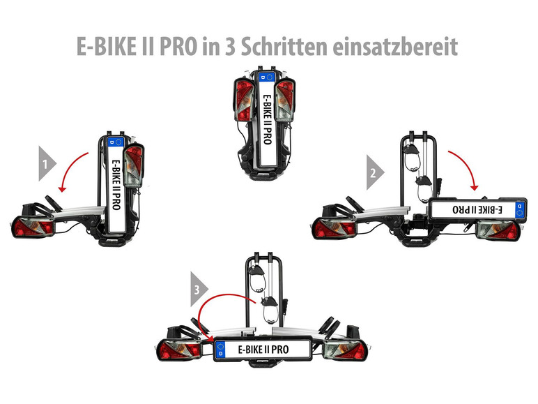 Aller en mode plein écran EUFAB Porte-vélos »E-Bike II Pro« - Photo 6