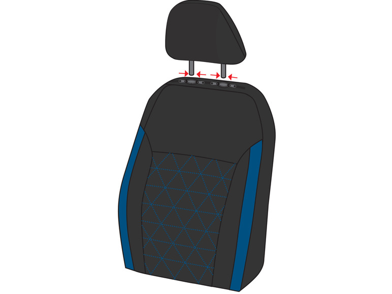 Ga naar volledige schermweergave: ULTIMATE SPEED® Autostoelhoezen, 14-delig - afbeelding 33