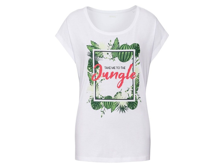 Ga naar volledige schermweergave: esmara® T-shirt voor dames, puur katoen - afbeelding 8