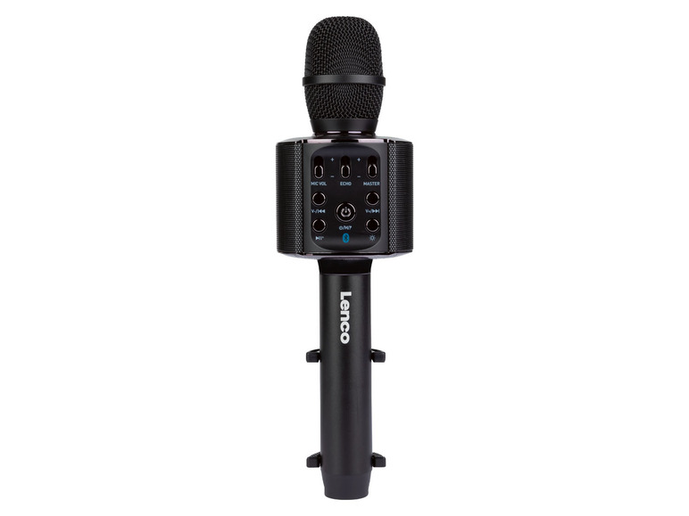 Ga naar volledige schermweergave: Lenco Karaoke Bluetooth-microfoon met luidspreker en verlichting - afbeelding 2