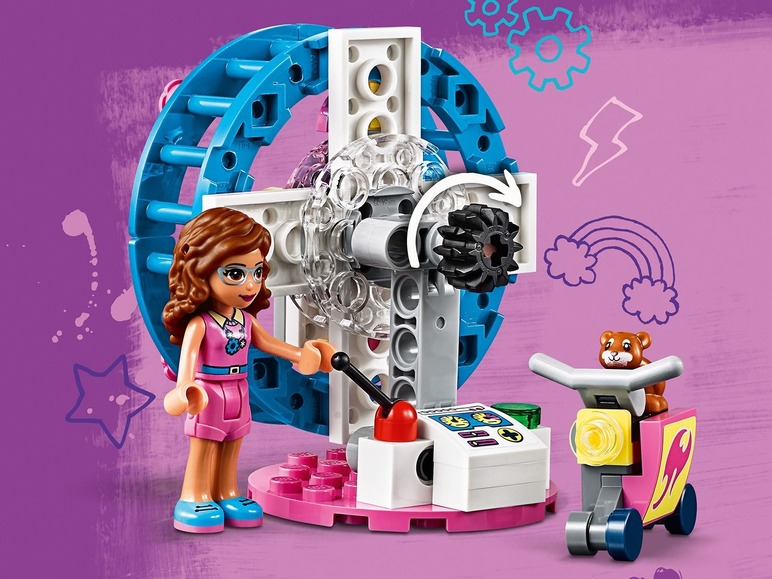 Ga naar volledige schermweergave: LEGO® Friends Olivia's hamsterspeelplaats (41383) - afbeelding 4
