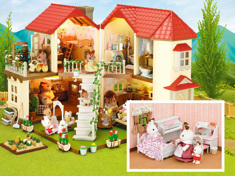 Aller en mode plein écran Sylvanian Families La Grande Maison Tradition Éclairée (2752) - Photo 3