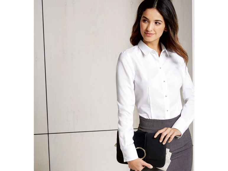 Ga naar volledige schermweergave: esmara® Getailleerde katoenen blouse - afbeelding 8