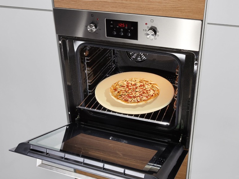 Ga naar volledige schermweergave: Pizzasteen, voor oven en barbecue, cordieriet baksteen, vochtabsorberend - afbeelding 5