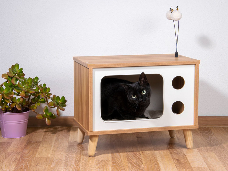 Ga naar volledige schermweergave: dobar Kattenhuisje in TV-design - afbeelding 3