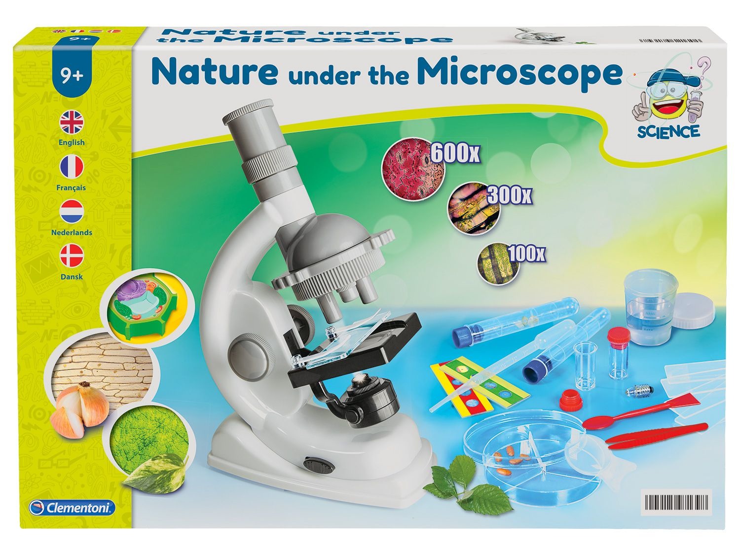 Clementoni Science au Microscope-Jeu Scientifique-Version