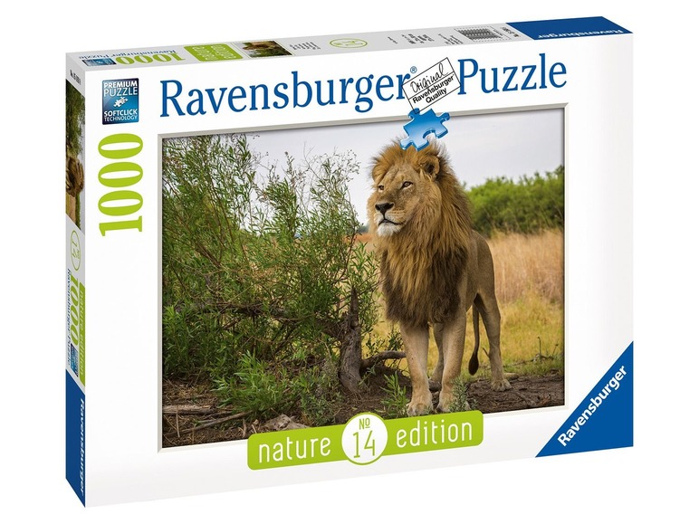 Aller en mode plein écran Ravensburger Puzzle - Lion - Photo 2