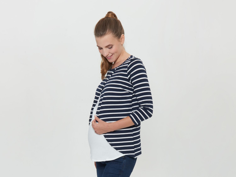 Ga naar volledige schermweergave: esmara Zwangerschapsshirts met driekwart mouwen - afbeelding 24