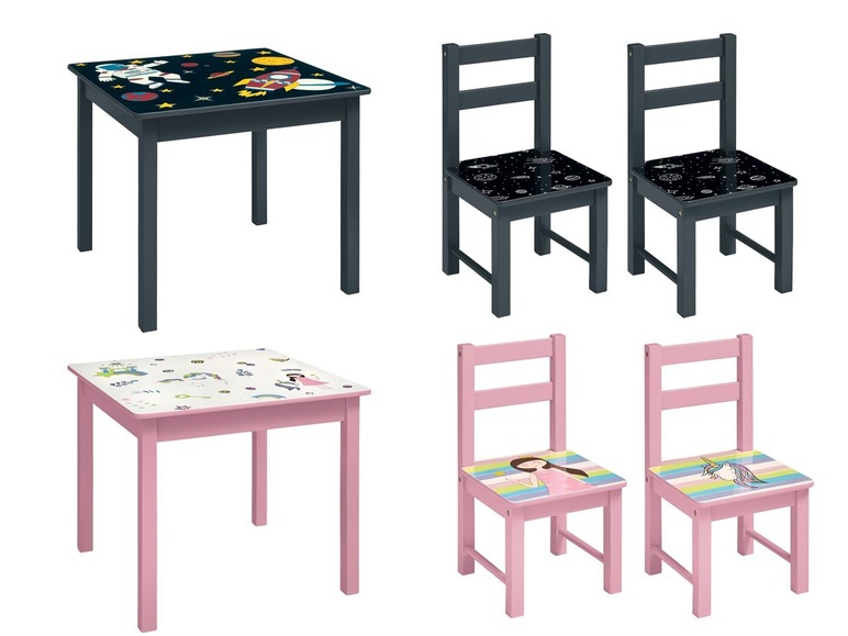 Aller en mode plein écran LIVARNO LIVING Table pour enfants avec 2 chaises - Photo 1
