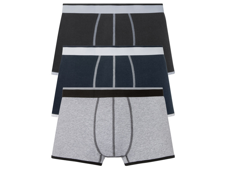 Ga naar volledige schermweergave: LIVERGY® Set van 3 boxershorts van een katoenmix - afbeelding 8