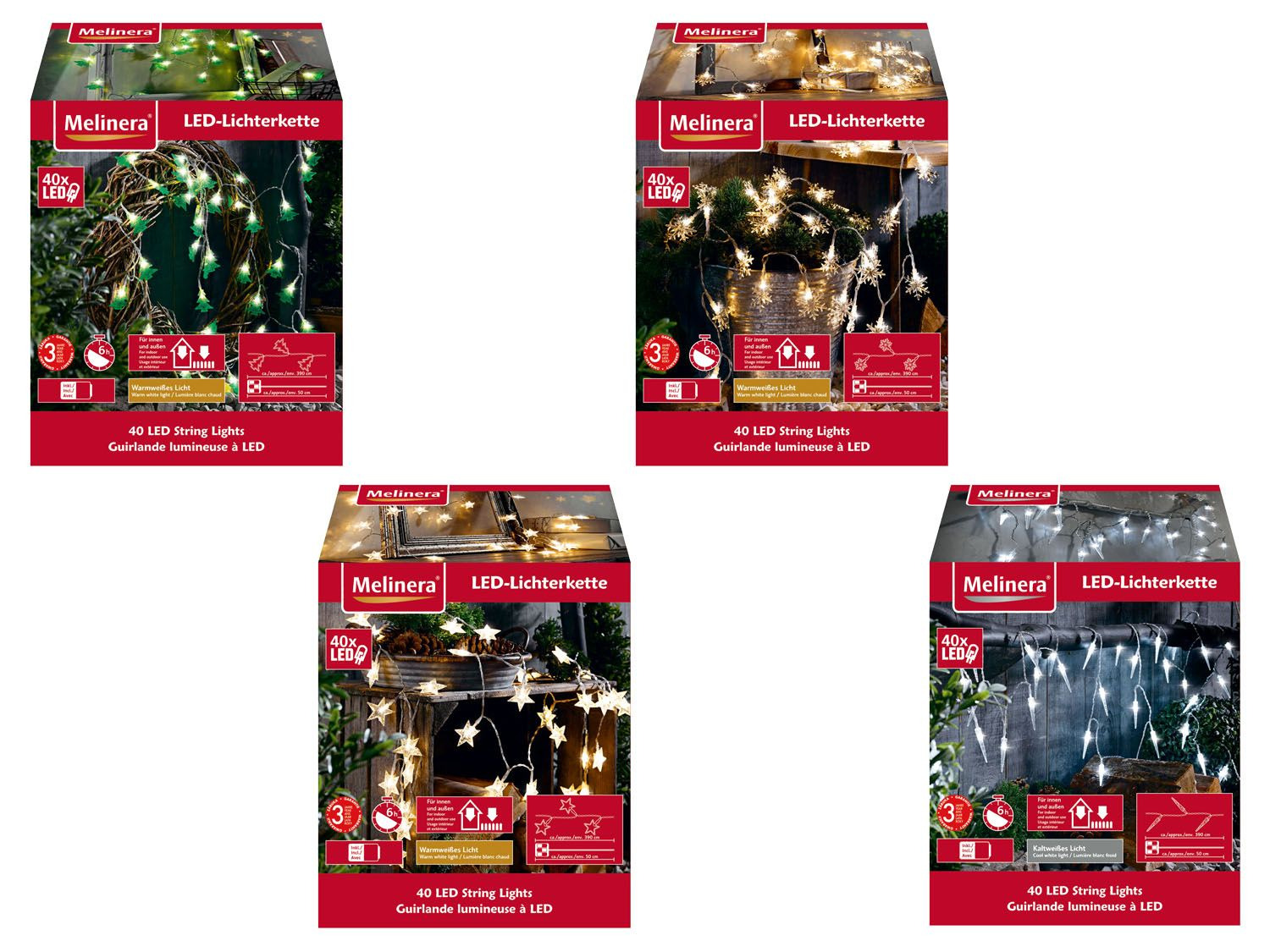 Melinera Guirlande lumineuse à LED, 440 cm Lidl.be