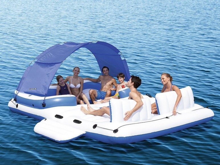 Aller en mode plein écran Bestway »CoolerZ Tropical Breeze« Île gonflable flottante, env. 389 x 274 cm - Photo 2