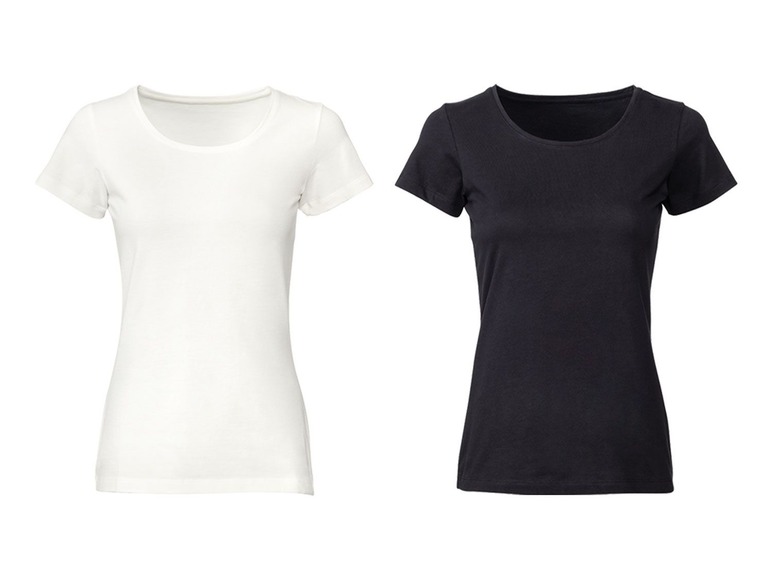 Aller en mode plein écran esmara® Set de 2 T-shirts pour femmes - Photo 8