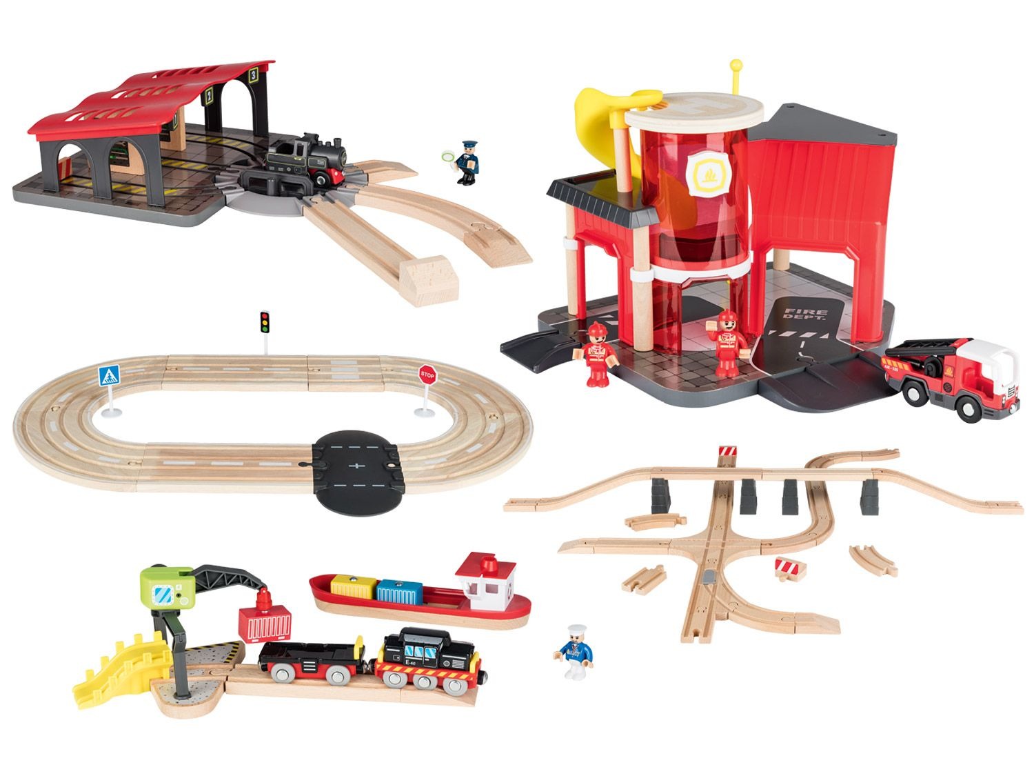 Playtive Train Set - 16 Pieces