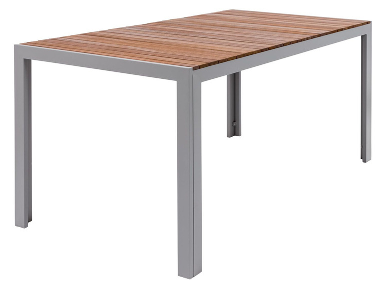 Aller en mode plein écran florabest Table de jardin, aluminium et bois - Photo 3