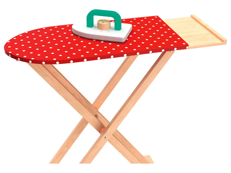 Ga naar volledige schermweergave: Playtive Houten poetsset, strijkplank of droogrek - afbeelding 4