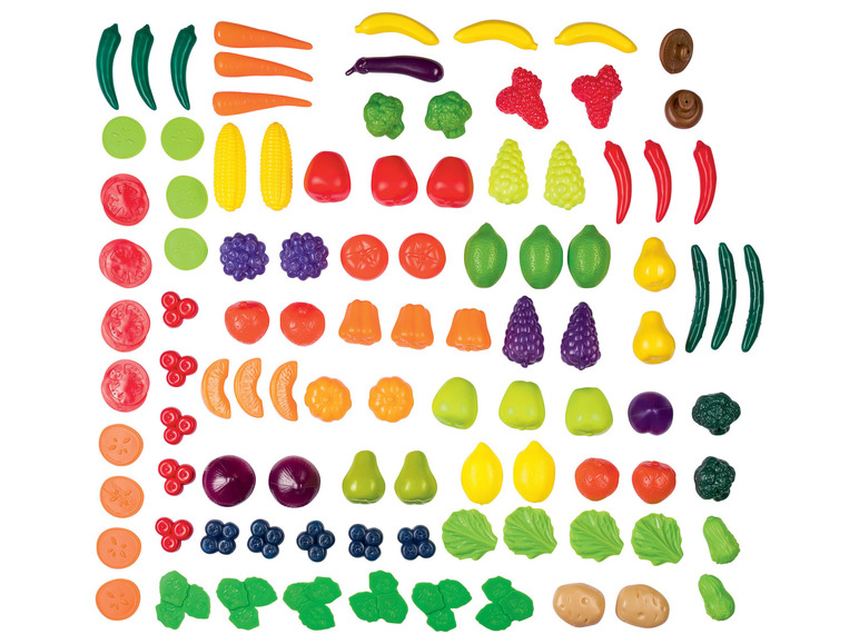 Ga naar volledige schermweergave: Playtive Groente- en fruitset of voedingsset - afbeelding 3