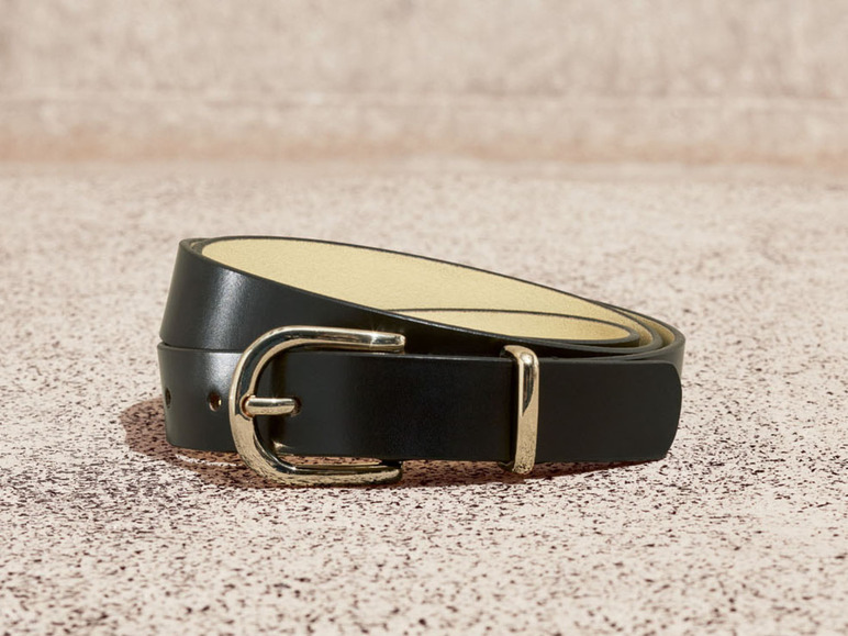 Ga naar volledige schermweergave: esmara® Lederen riem met klassieke gesp - afbeelding 3