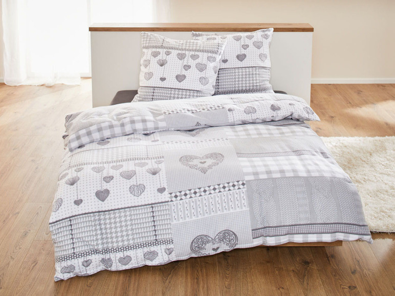 Aller en mode plein écran LIVARNO home Housse de couette en polaire, 260 x 240 cm - Photo 3