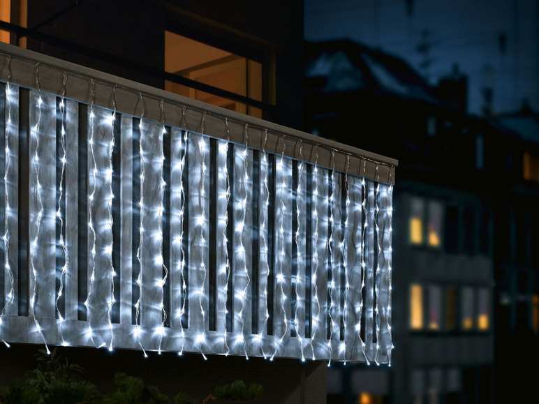 Aller en mode plein écran Melinera Rideau lumineux à LED, 2 x 1 m - Photo 8