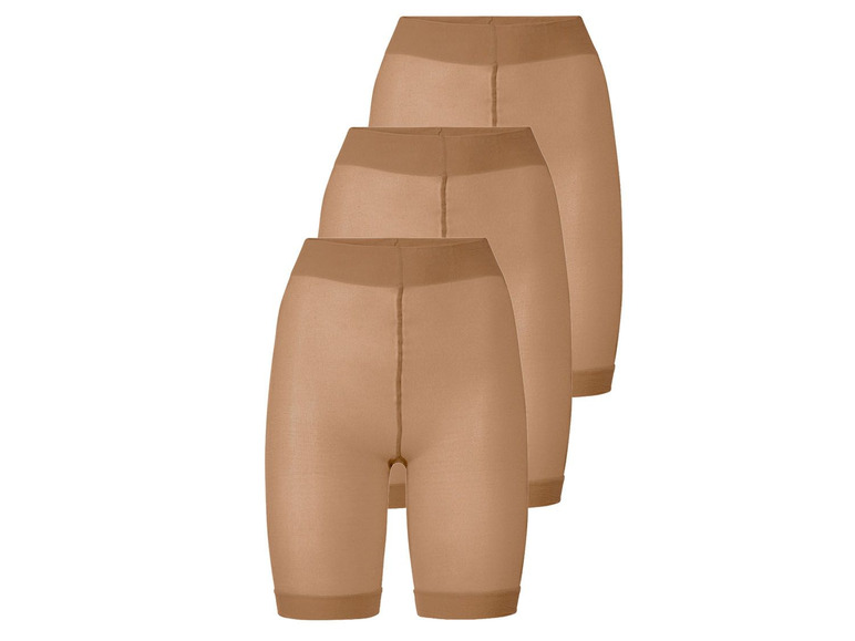 Ga naar volledige schermweergave: esmara® Set van 3 korte panty's met platte naden - afbeelding 2