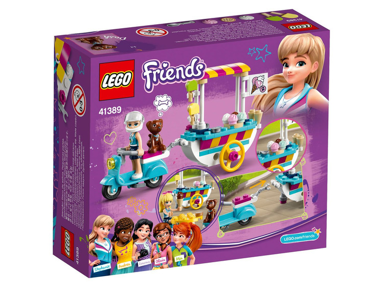 Aller en mode plein écran LEGO® Friends Le chariot de crèmes glacées (41389) - Photo 2