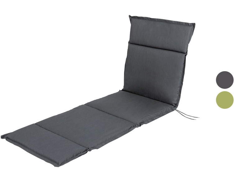 Aller en mode plein écran florabest Coussin de chaise longue, 190 x 60 cm - Photo 1