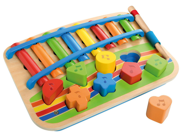 Ga naar volledige schermweergave: Playtive Houten xylofoon-piano - afbeelding 3