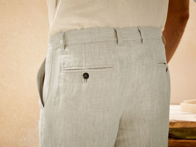 Aller en mode plein écran LIVERGY® Pantalon chino en lin - Photo 3