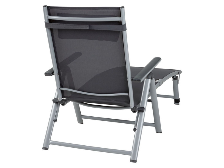 Aller en mode plein écran florabest Chaise longue en aluminium, pliable - Photo 4
