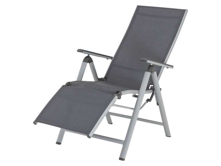 Ga naar volledige schermweergave: florabest Aluminium relaxstoel, inklapbaar - afbeelding 2