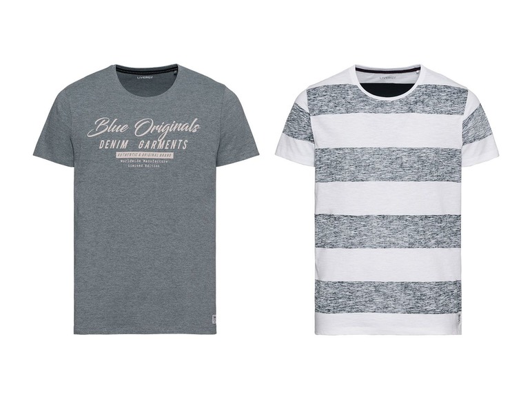 Aller en mode plein écran LIVERGY® Set de 2 T-shirts pour hommes - Photo 8