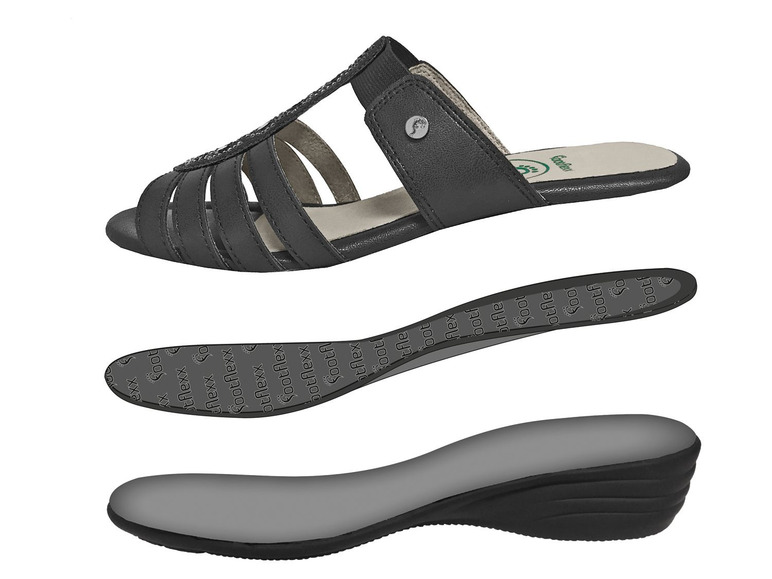 Ga naar volledige schermweergave: esmara® Comfortsandalen voor dames, Footflexx-zool, G-wijdte - afbeelding 9