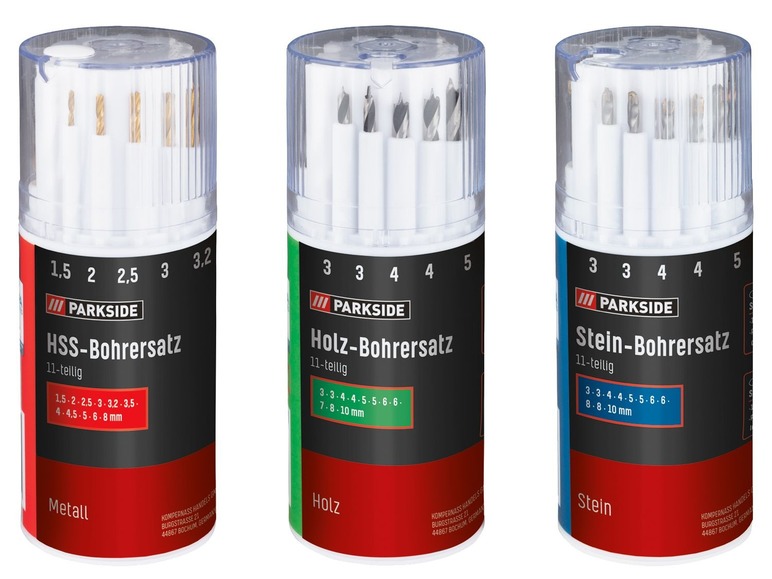 Ga naar volledige schermweergave: PARKSIDE® Set steen-, HSS- of houtboren - afbeelding 1