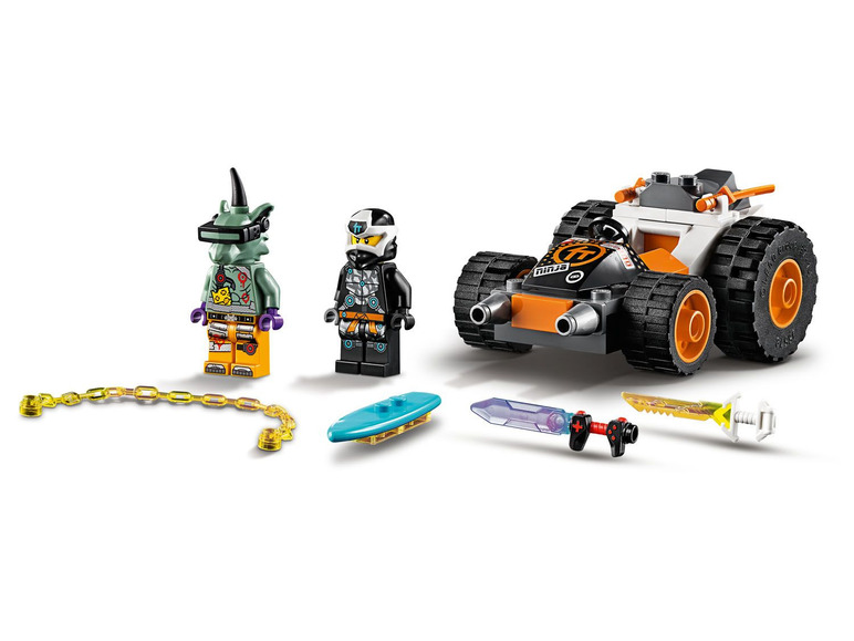 Ga naar volledige schermweergave: LEGO® NINJAGO Cole's speederwagen (71706) - afbeelding 5