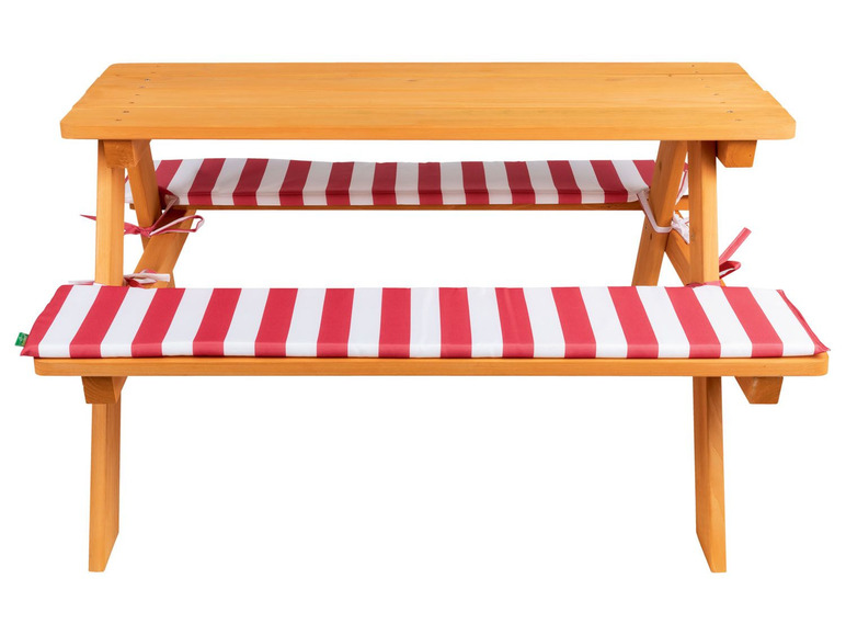 Aller en mode plein écran florabest Table de pique-nique en bois pour enfants - Photo 1