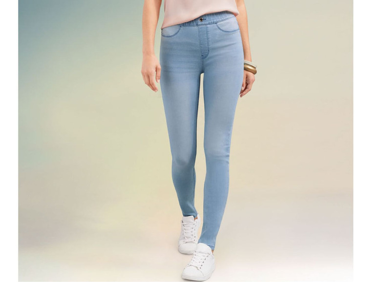 Ga naar volledige schermweergave: esmara® Jegging met hoge taille van een katoenmix - afbeelding 3