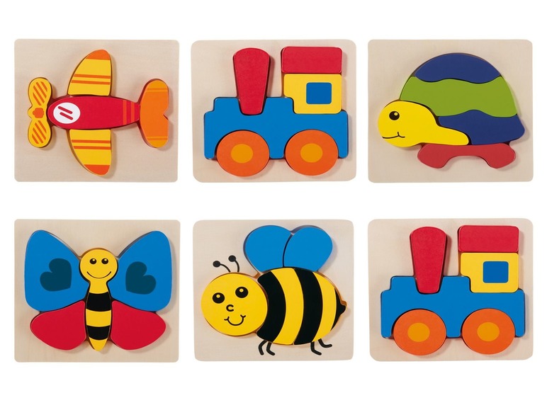 Ga naar volledige schermweergave: Playtive JUNIOR Houten steekpuzzel - afbeelding 1