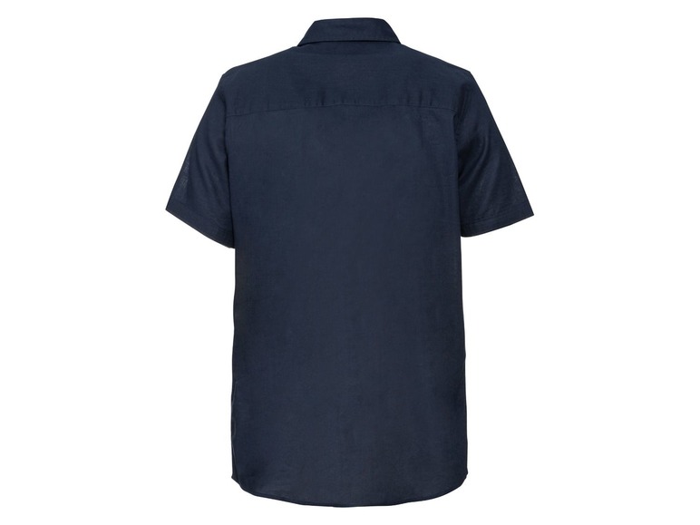 Ga naar volledige schermweergave: LIVERGY® Hemd met korte mouwen van linnen en katoen - afbeelding 12