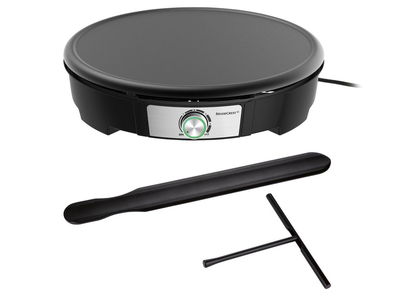 Aller en mode plein écran SILVERCREST® Crêpière, 1 500 W, revêtement antiadhésif - Photo 1