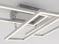 Moderne plafondlamp met LED verlichting in rechthoekige vorm.