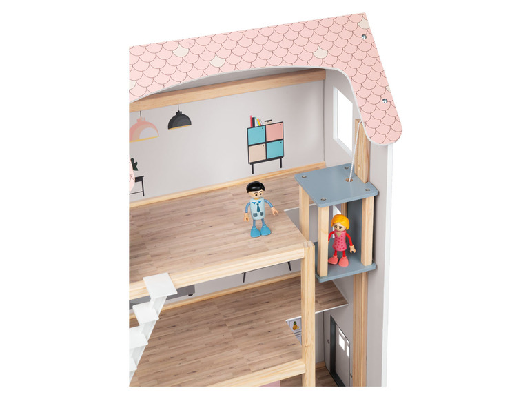 Ga naar volledige schermweergave: Playtive Houten poppenhuis - afbeelding 6