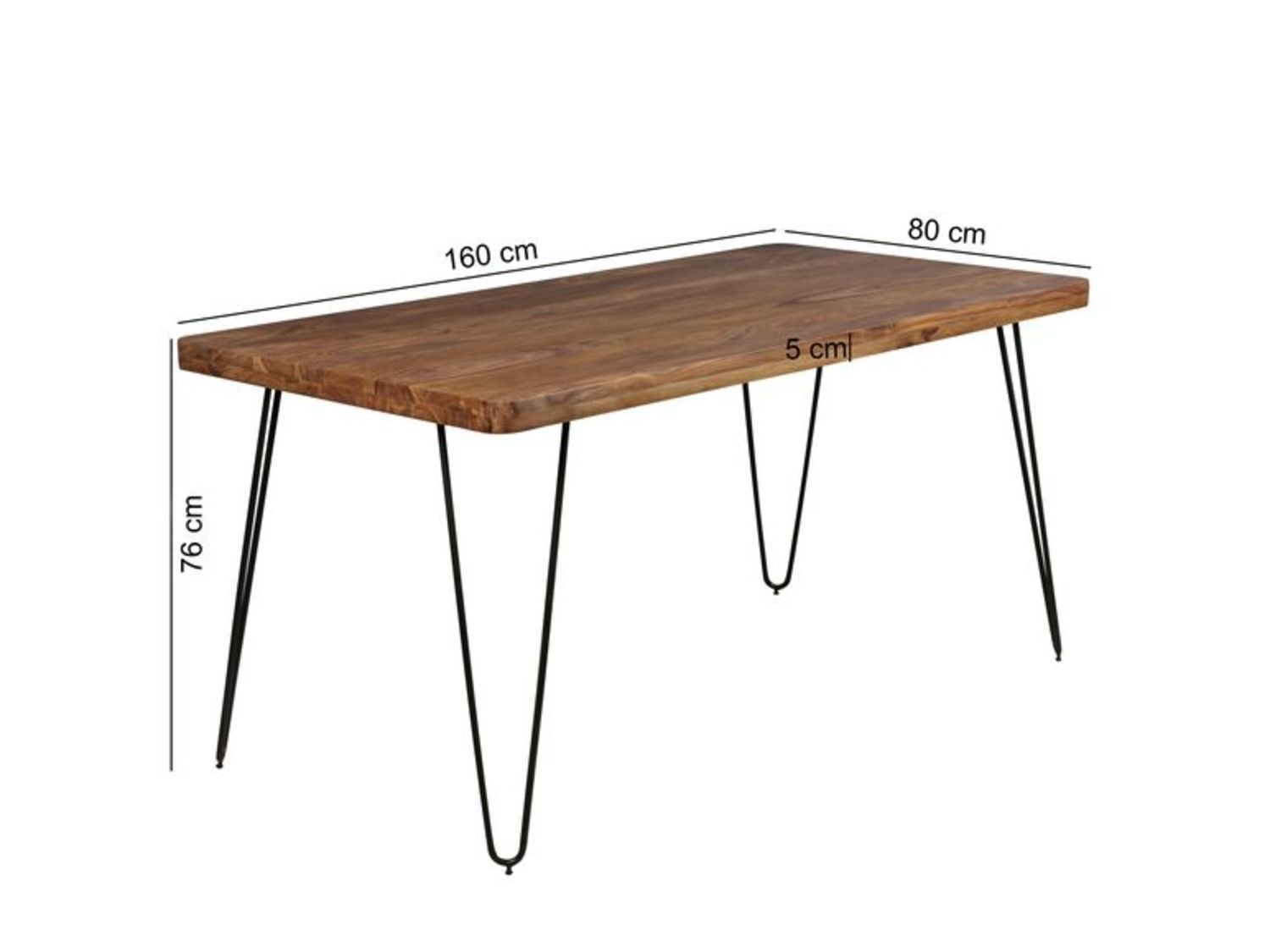 varkensvlees vals beneden Wohnling Eettafel, 160 / 200 x 80 cm | Lidl.be