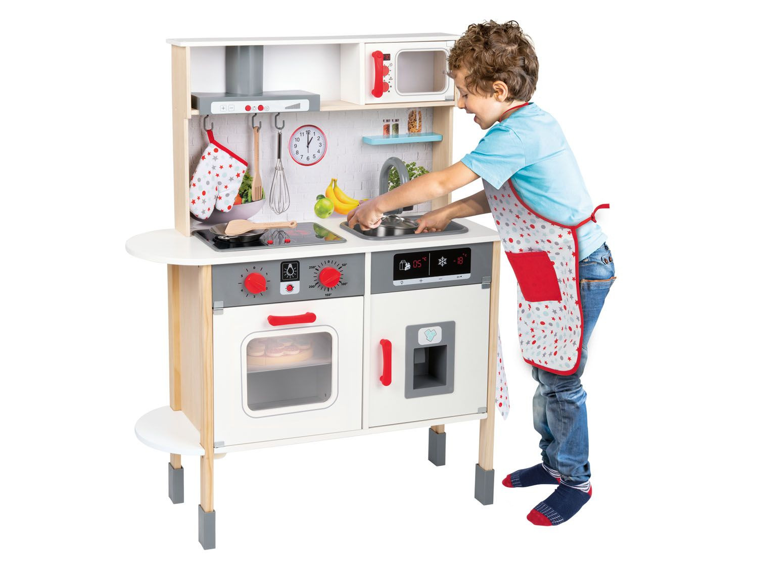 Schijn nadering laser Playtive Houten keuken online kopen op Lidl.be