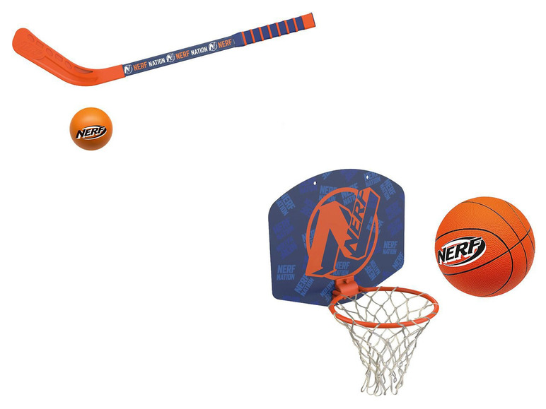 Ga naar volledige schermweergave: Nerf Minihockey- of basketbalset - afbeelding 1